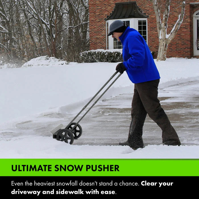 Snowplow Rolling Push Shovel