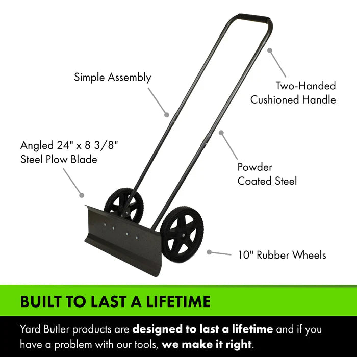 Snowplow Rolling Push Shovel