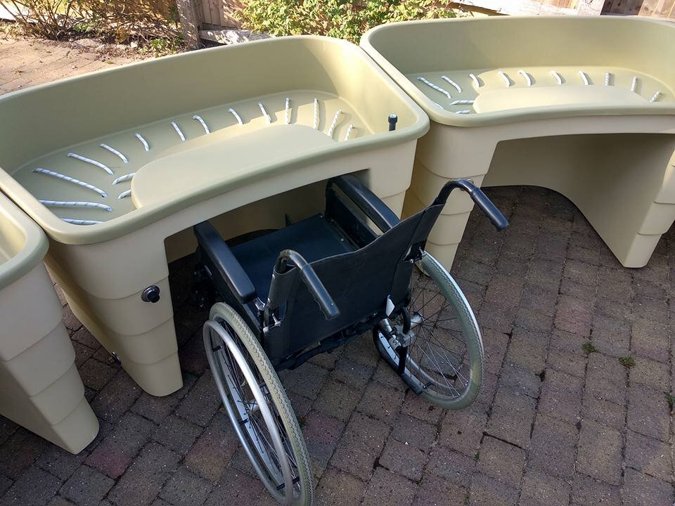 Modular Wheelchair Accessible Raised Garden Bed