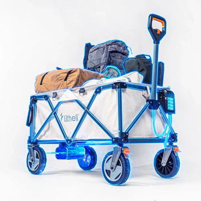 Electric Foldable Utility Garden Wagon