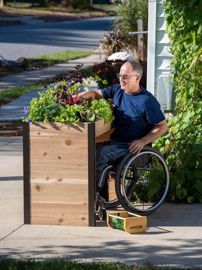 A.D.A. Compliant Wheelchair Accessible Raised Garden Bed