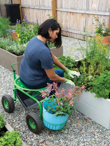 Deluxe Tractor Scooter with Basket